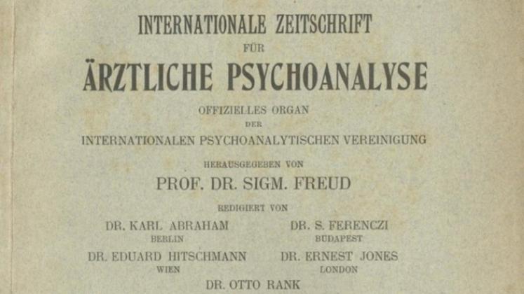 Internationale Zeitschrift für ärztliche Psychoanalyse (1919) cover.jpg*